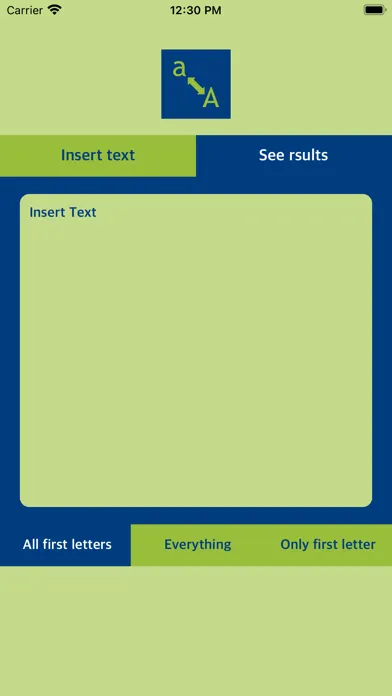 Скриншоты Text Uppercase Change to Caps