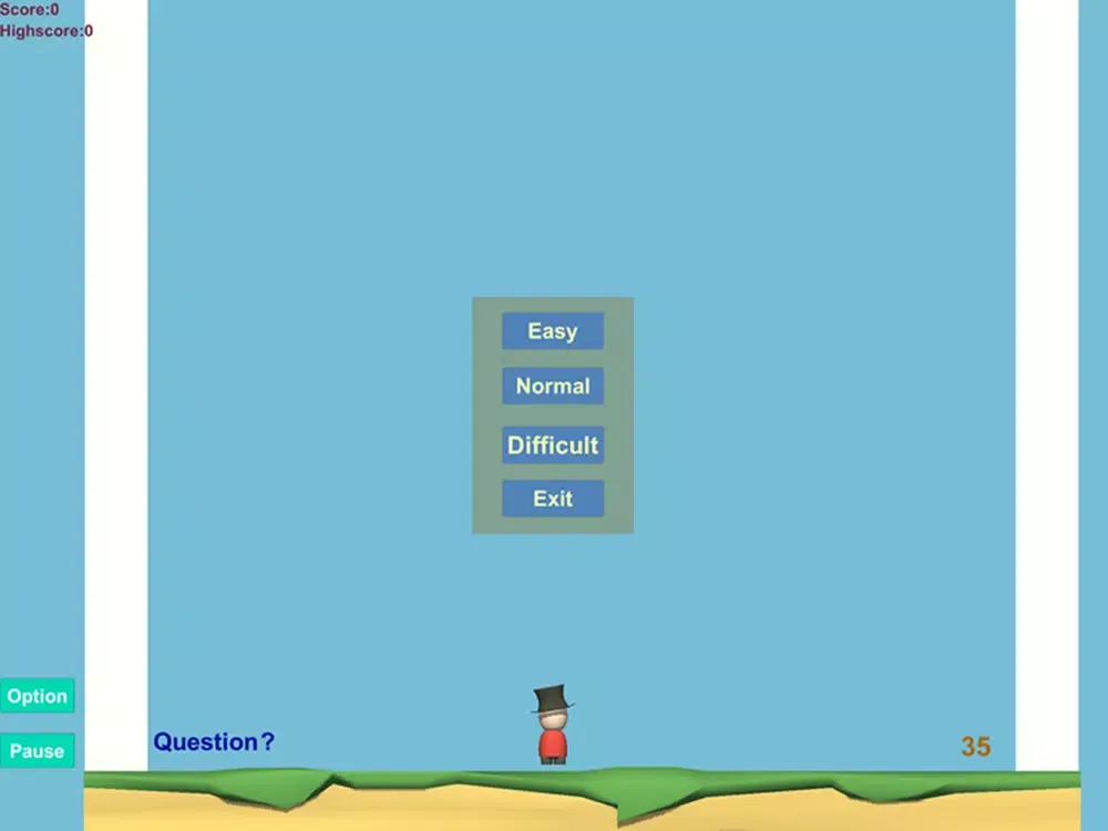 Tangkapan layar Math Jumper iPad 