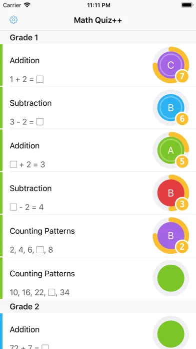 Math Quiz++应用截图