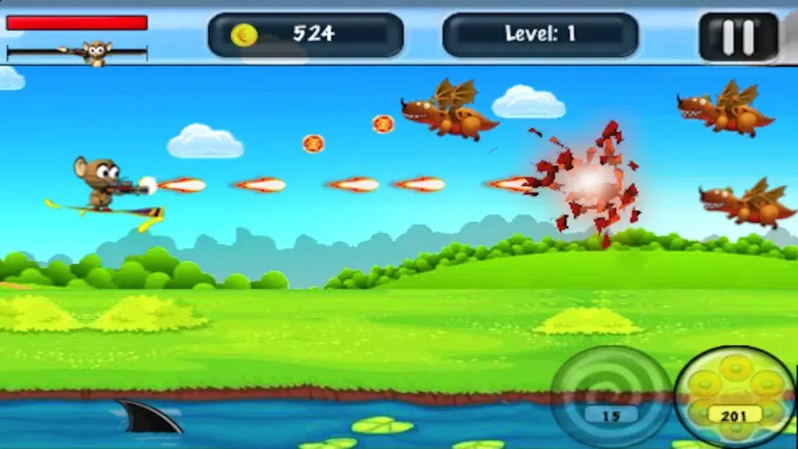ภาพหน้าจอของ Rat On a Mat ( Fun shooting Games )