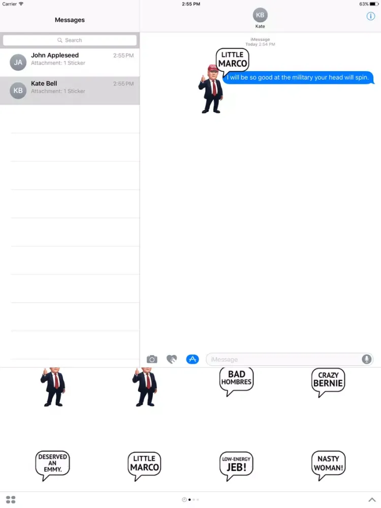 Trump Stickers Pack iPad  Ekran Görüntüleri
