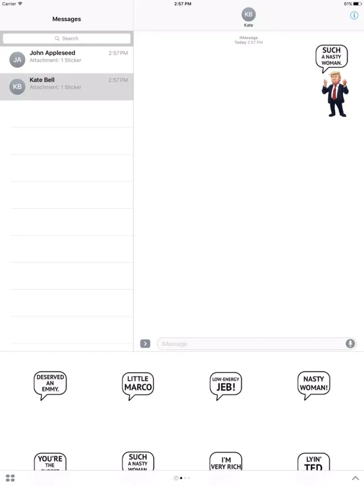 Trump Stickers Pack iPad  Ekran Görüntüleri