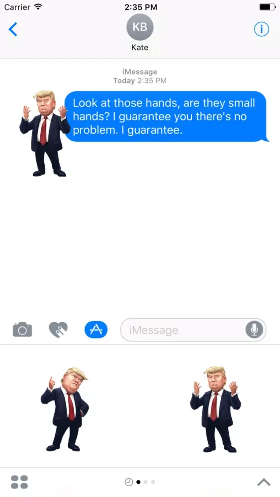 Trump Stickers Pack Ekran Görüntüleri