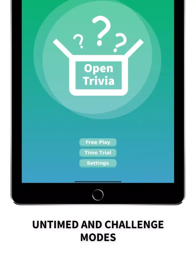 Open Trivia - Fun Quiz Game iPad  स्क्रीनशॉट