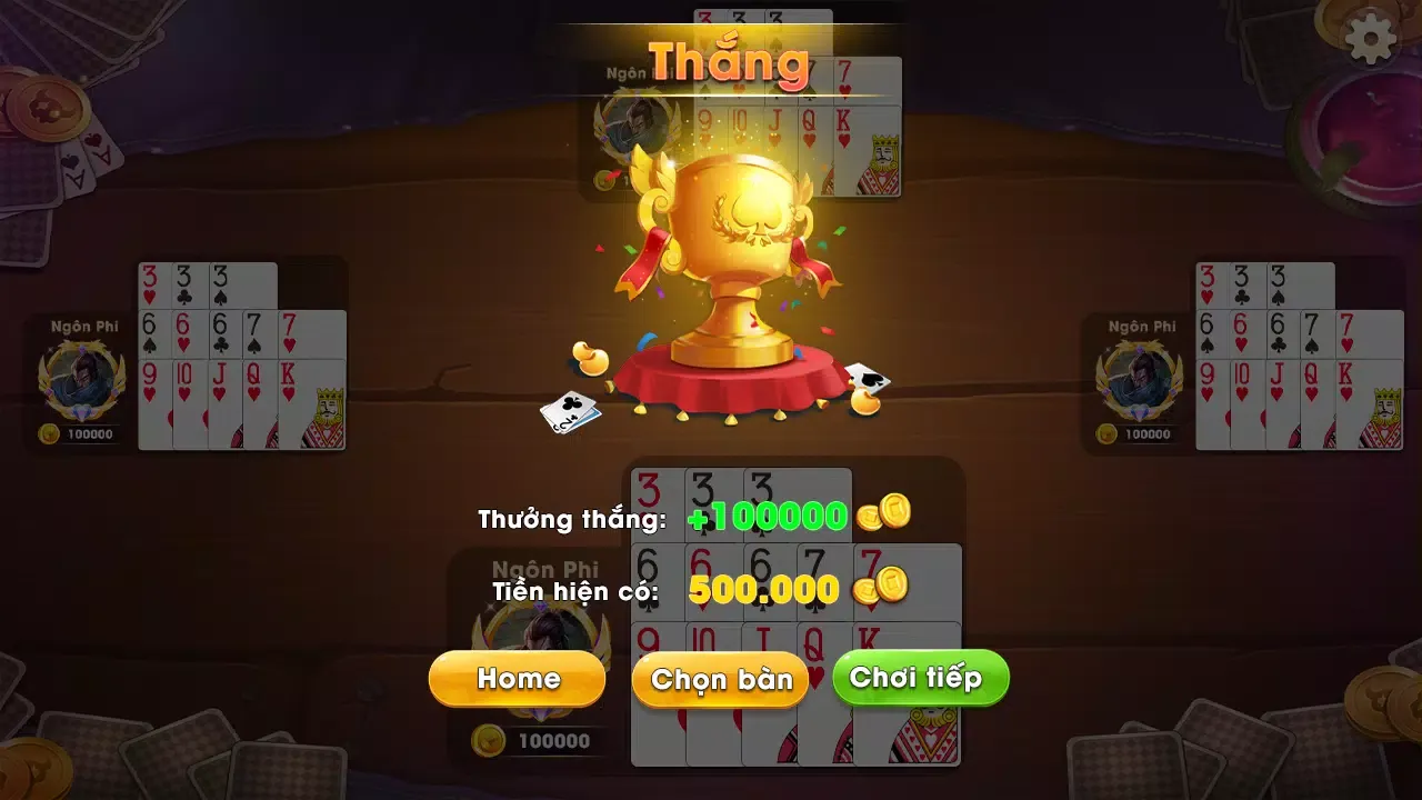 ภาพหน้าจอของ Mậu Binh - Xap Xam - VN Poker