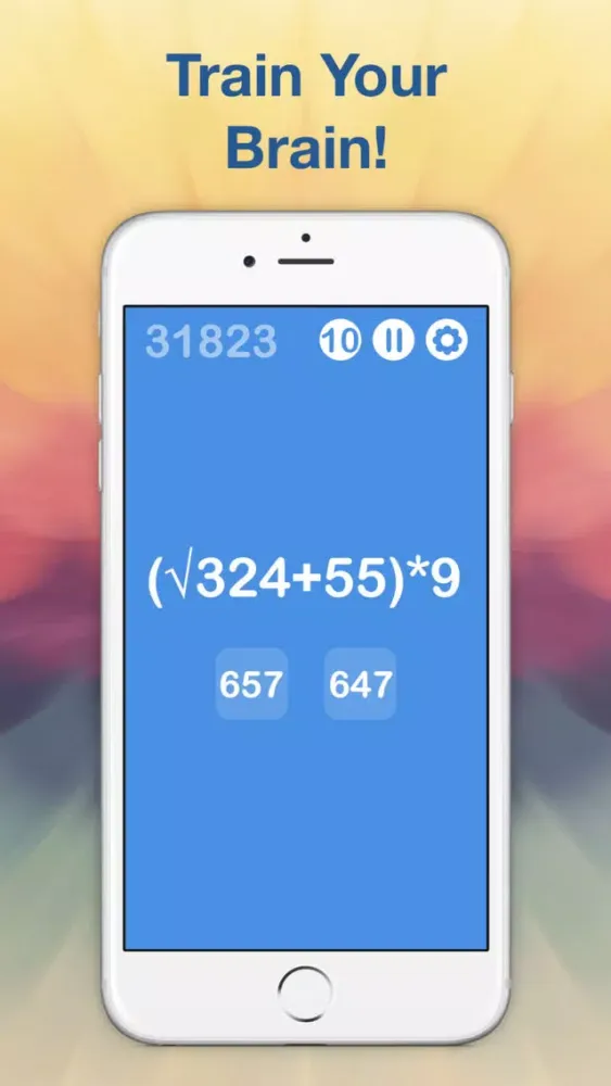 Mind Stretch – fun mathematical game for you or your kids to practice math skills. スクリーンショット