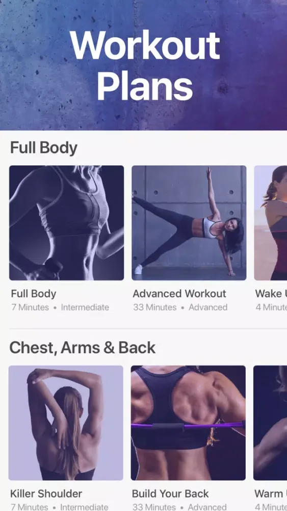 Sweat it App - Female Fitness Screenshots