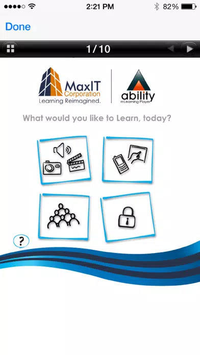 Captures d'écran de Ability mLearning Player