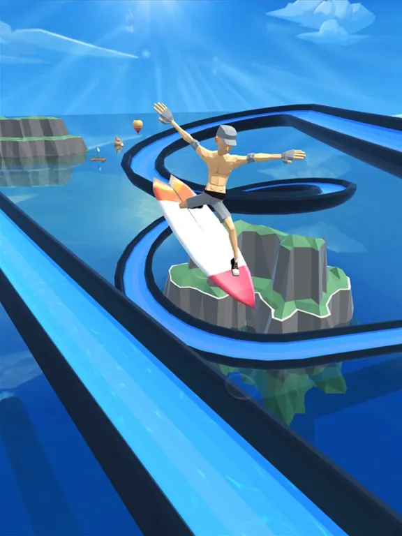 Zrzuty ekranu Aquatic Surfing Adventure iPad 