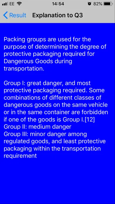 ADR Quiz Dangerous Goods Ekran Görüntüleri