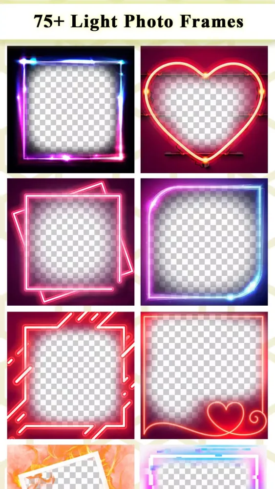 Light Photo Frame Editor Screenshots