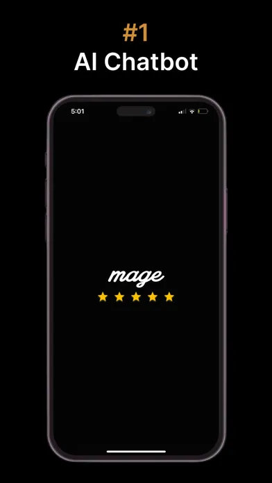 Screenshot di Mage AI Chatbot