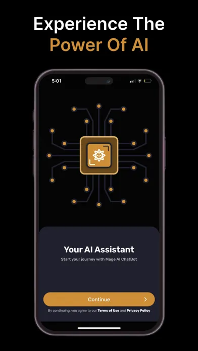 Screenshot di Mage AI Chatbot