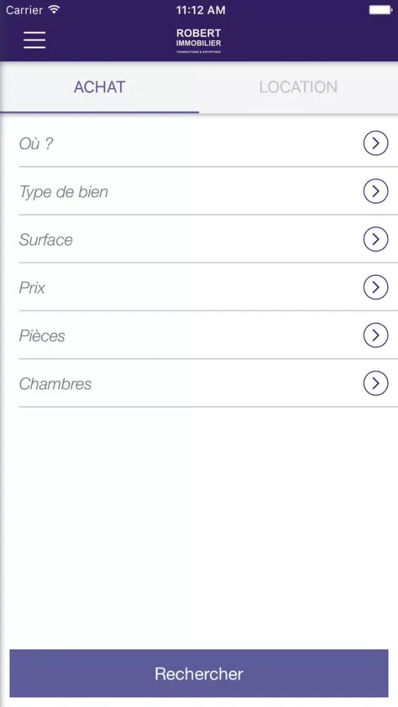 Capturas de tela do AGENCE ROBERT IMMOBILIER