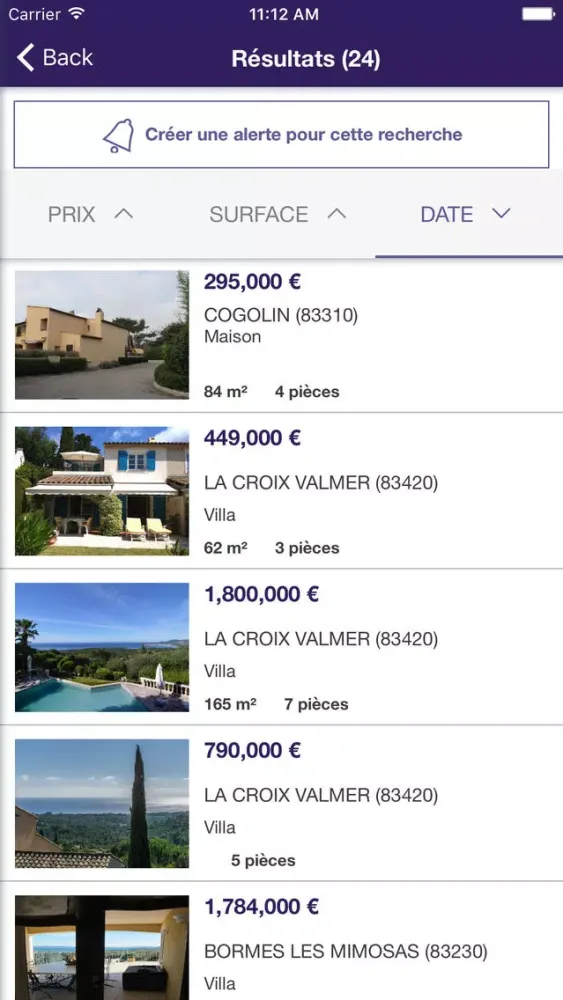 Capturas de tela do AGENCE ROBERT IMMOBILIER