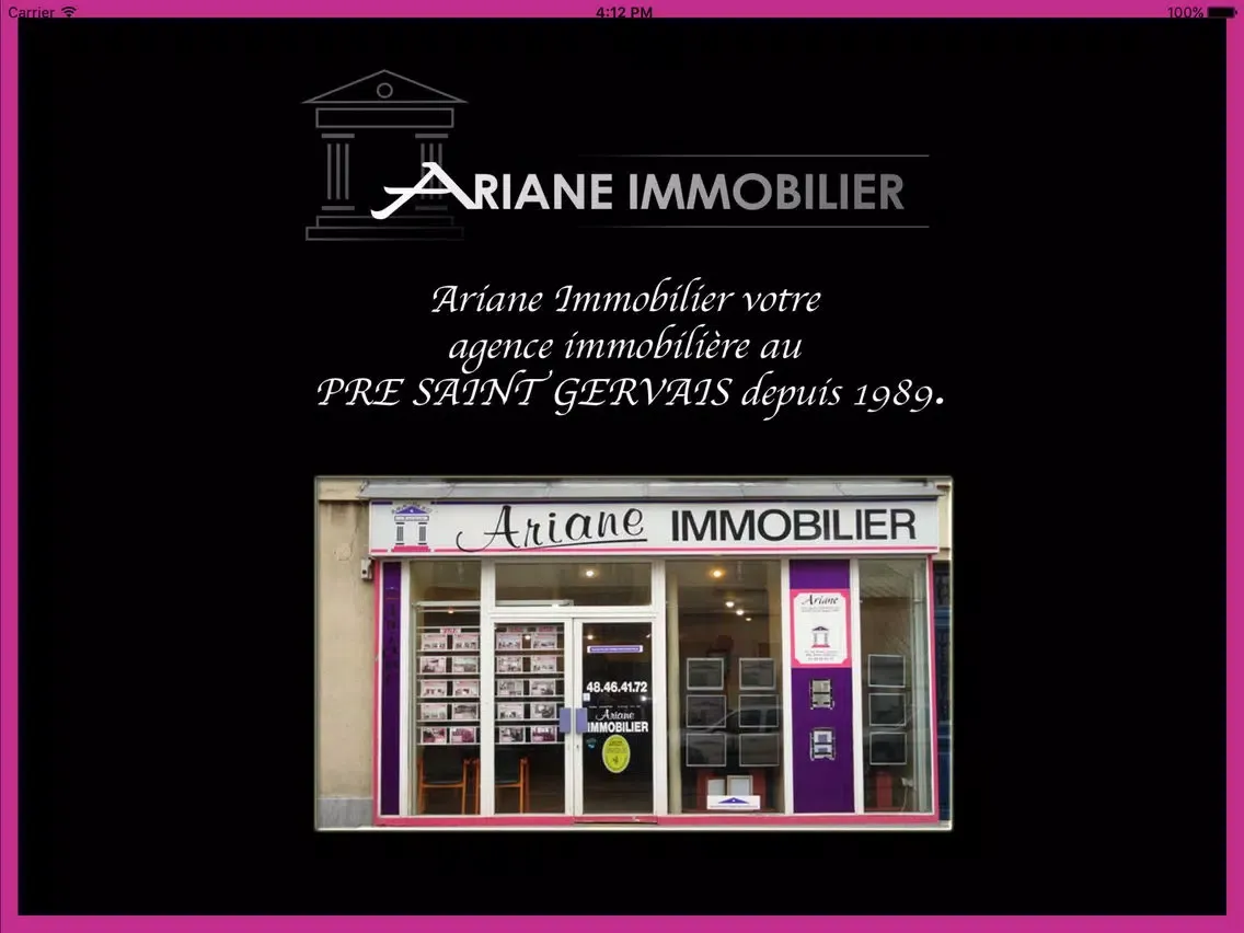 صور Ariane Immobilier iPad 
