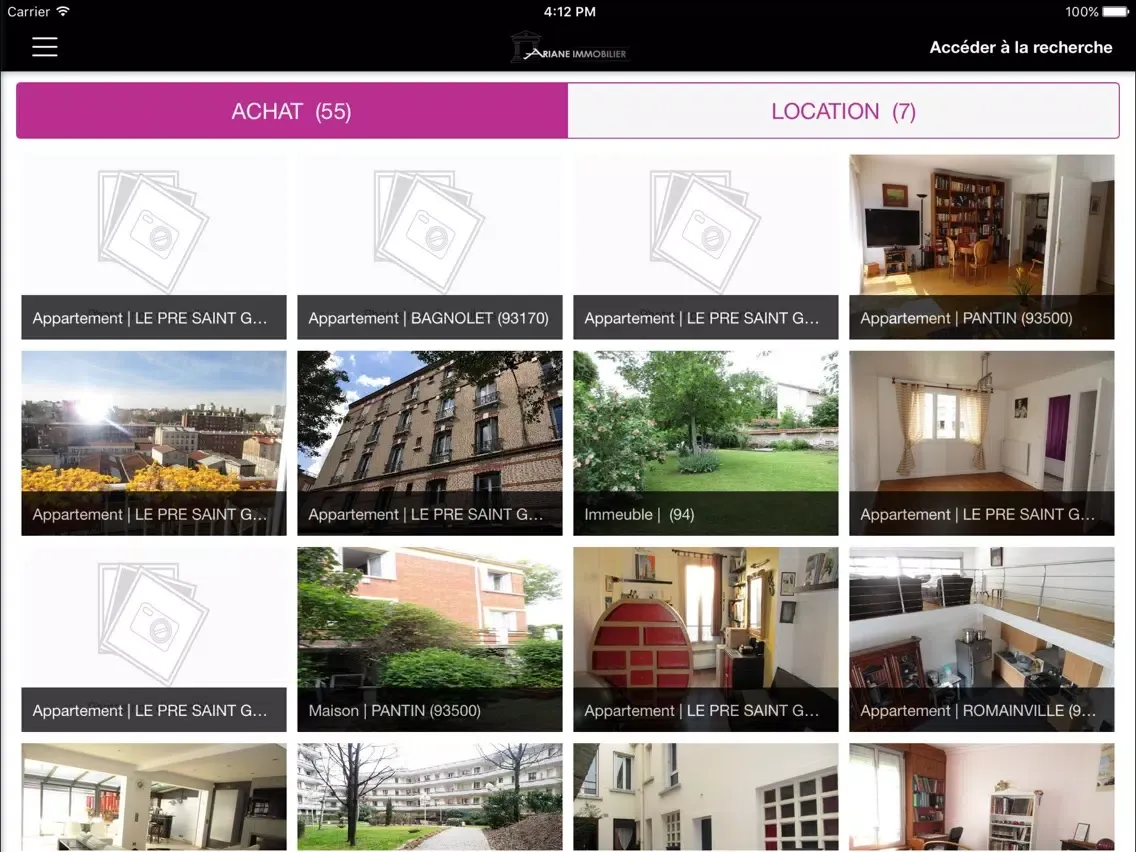 صور Ariane Immobilier iPad 