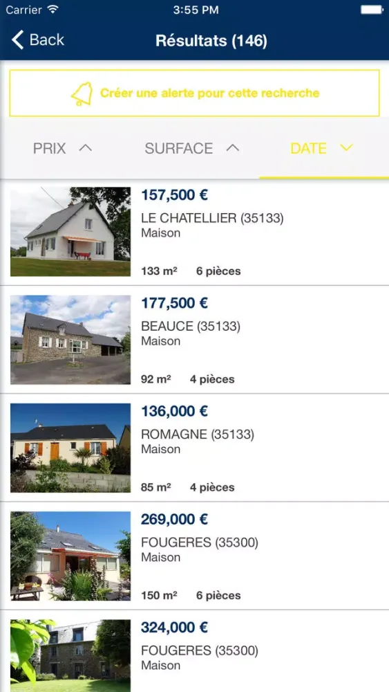 Captures d'écran de L'Agence Carnot Immobilier