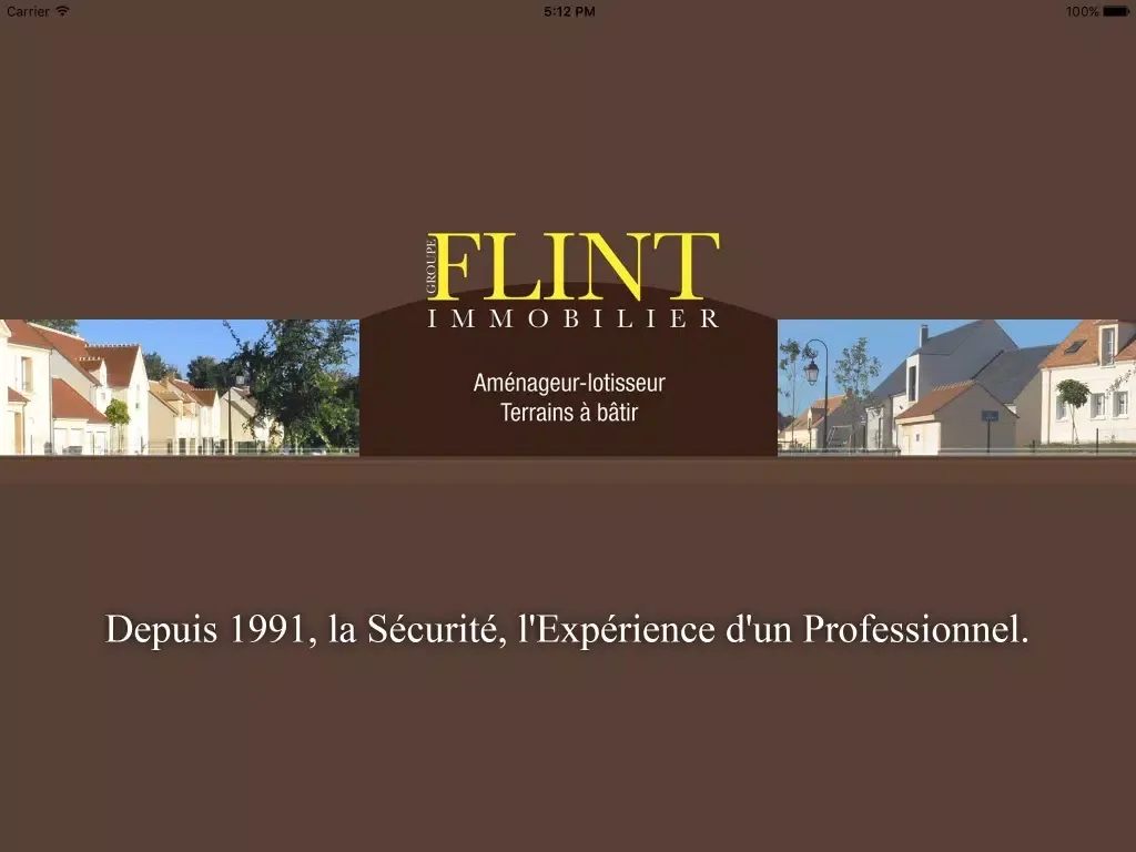 Скриншоты Groupe FLINT Immobilier iPad 