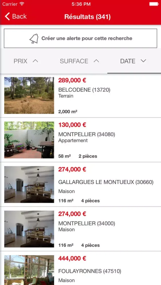 RESEAU FRANCE IMMOBILIER 스크린샷