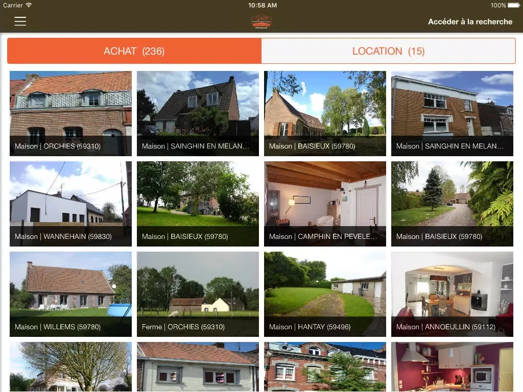 Screenshot di QAZA IMMOBILIER iPad 