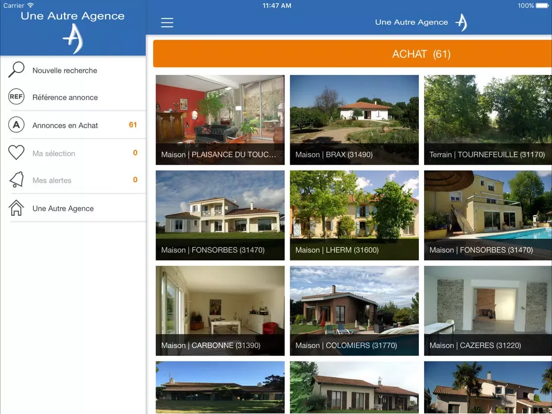 Une Autre Agence iPad 스크린샷