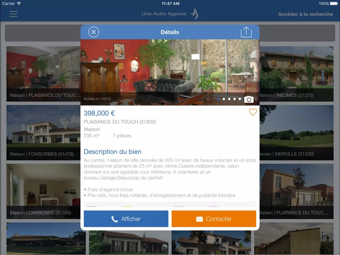 Une Autre Agence iPad  سکرین شاٹس