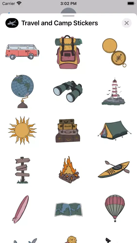 صور Travel and Camping Stickers