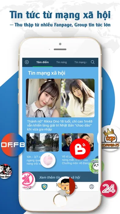 Скриншоты Tâm Điểm 247 - Đọc báo 24h