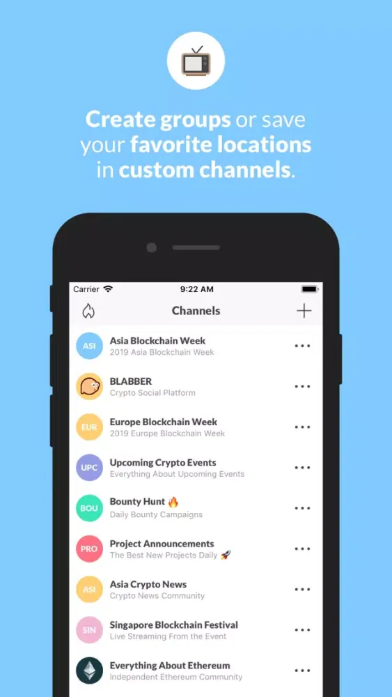 Скриншоты BLABBER — Crypto Social App