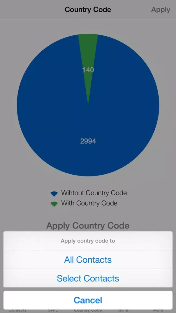 PlusOne - Country Code Address Book Converter應用截圖