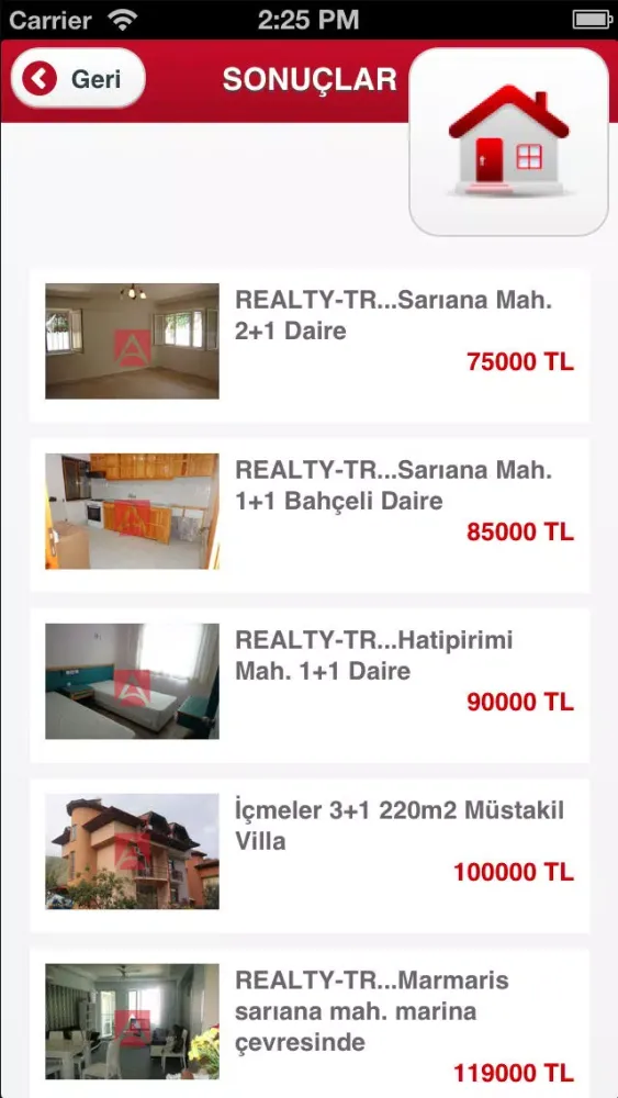 Ảnh chụp màn hình của Realty-TR