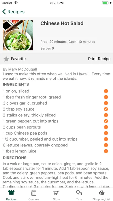 Dr. McDougall Mobile Cookbook 스크린샷
