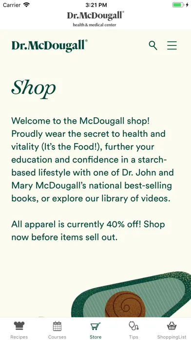 Dr. McDougall Mobile Cookbook 스크린샷
