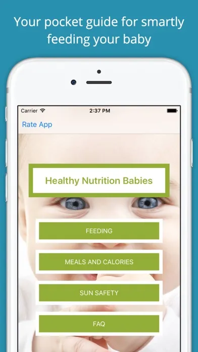 Tangkapan skrin Healthy Nutrition Guide Babies