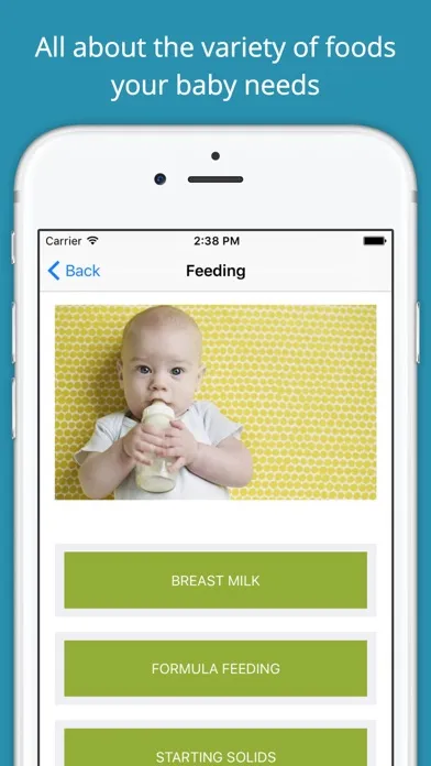 Tangkapan skrin Healthy Nutrition Guide Babies