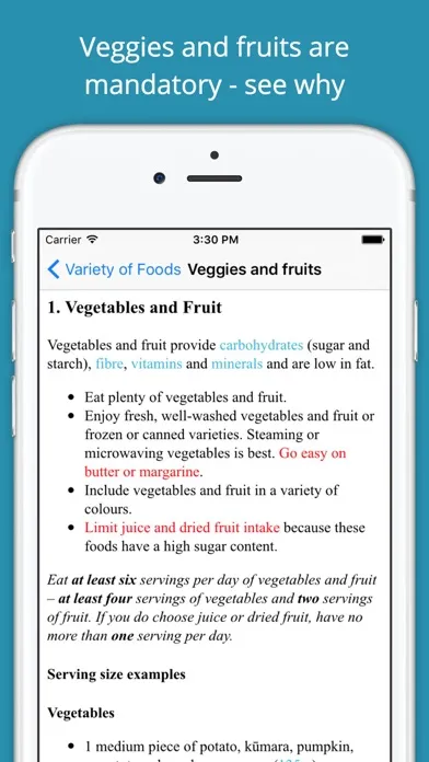 Capturas de tela do Healthy Nutrition Pregnancy