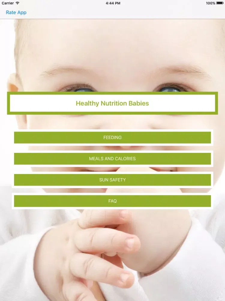 Capturas de pantalla de Healthy Nutrition Guide Babies Pro iPad 
