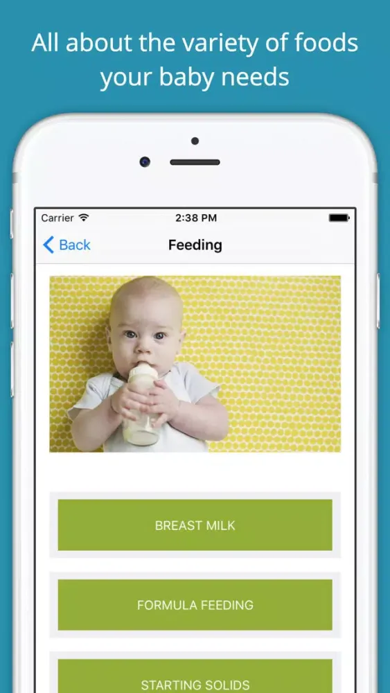 Capturas de pantalla de Healthy Nutrition Guide Babies Pro