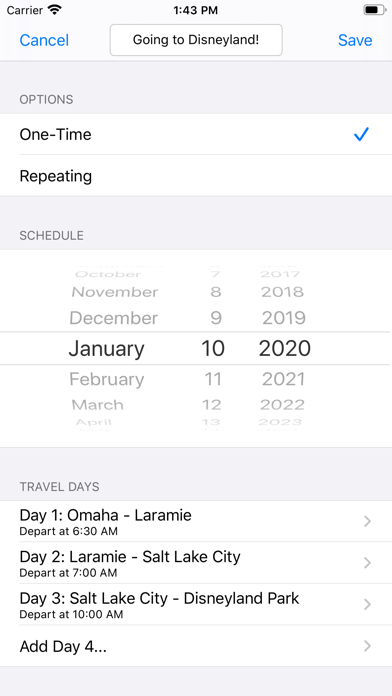 MyTrip Forecasts スクリーンショット
