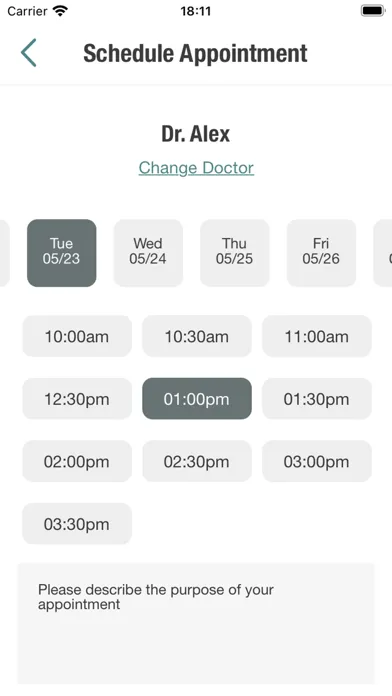 Скриншоты Atlas.md Patient App