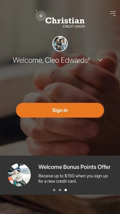 Christian CU Mobile App Screenshots