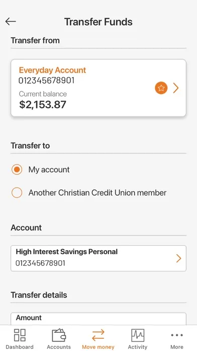 Christian CU Mobile App Screenshots