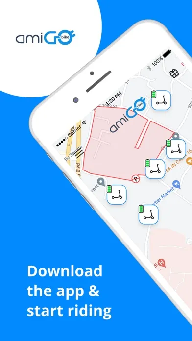 Captures d'écran de amiGO bike sharing
