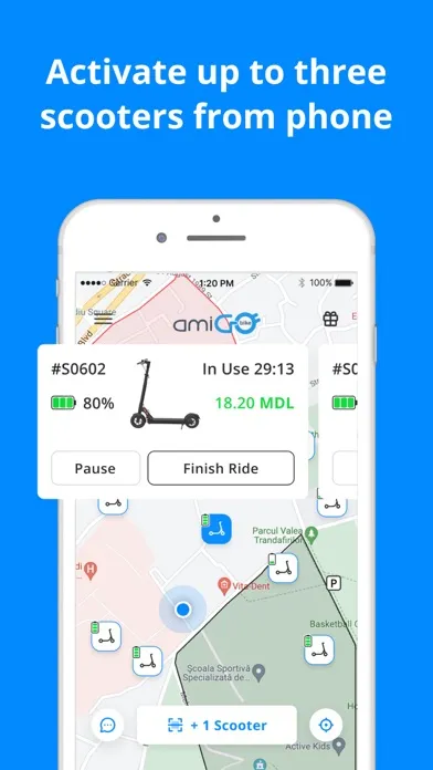 Captures d'écran de amiGO bike sharing