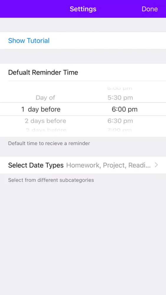 Capturas de tela do Assignments - Student Reminder