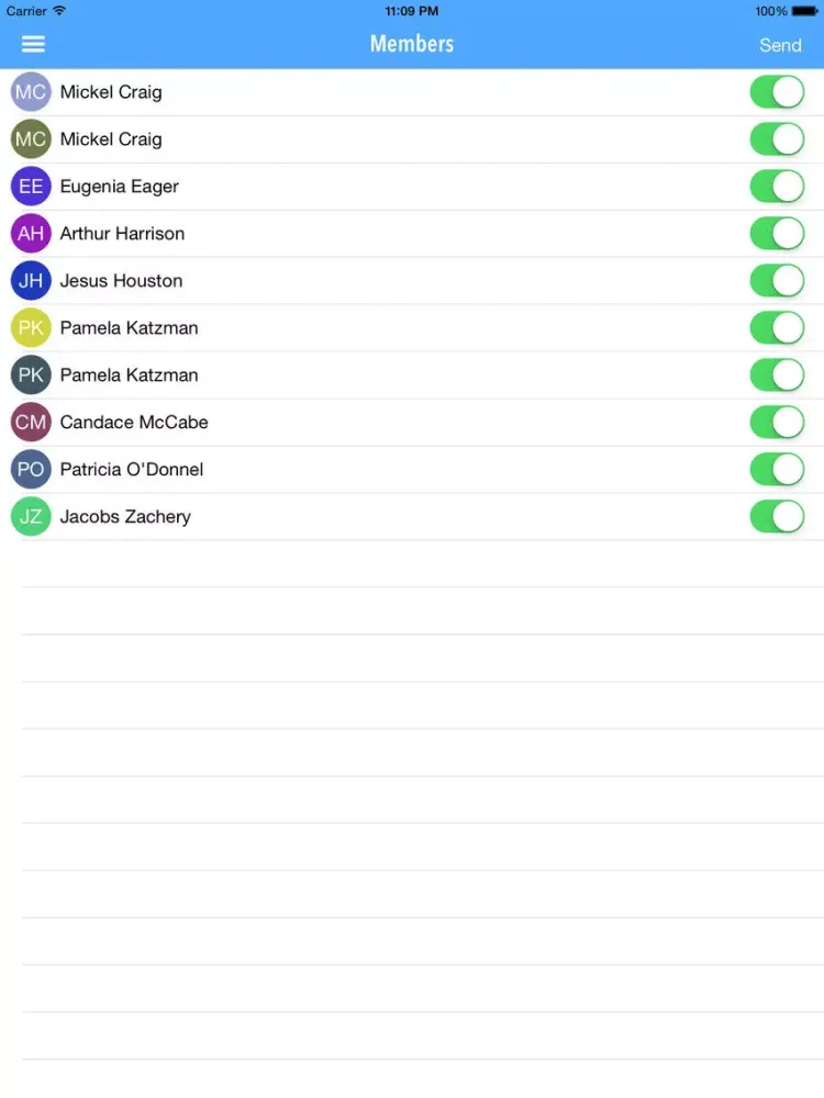 Capturas de tela do Fencing Club: Run your fencing club iPad 
