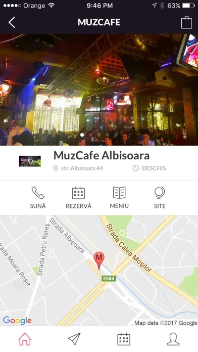 Capturas de tela do MuzCafe