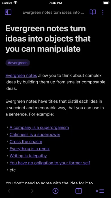 Capturas de pantalla de Obsidian - Connected Notes