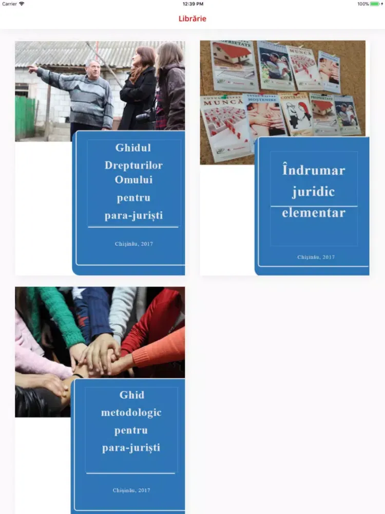 Biblioteca pentru para-juristi iPad  سکرین شاٹس